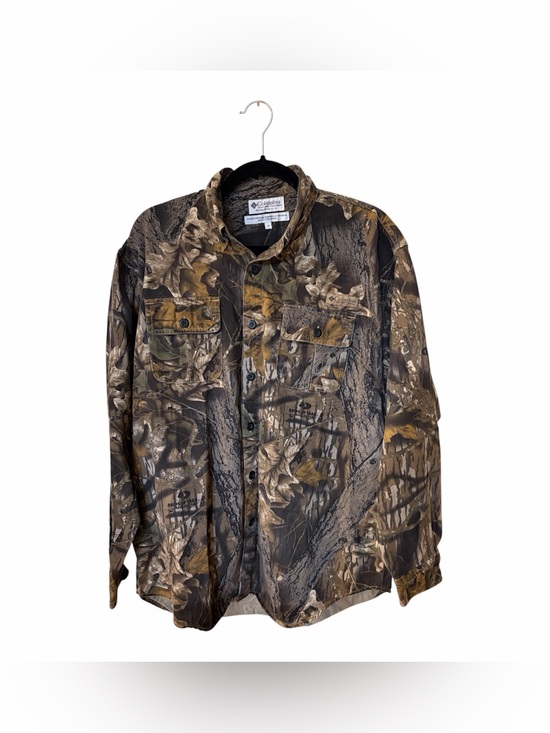 Columbia Sportswear Company Other - Columbia Button Down Shirt Mens Medium Camo Mossy Oak Break-Up Hunting